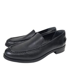 EVERLANE Women's 8 The Modern Loafer Black Leather Classic Slip On Comfortable